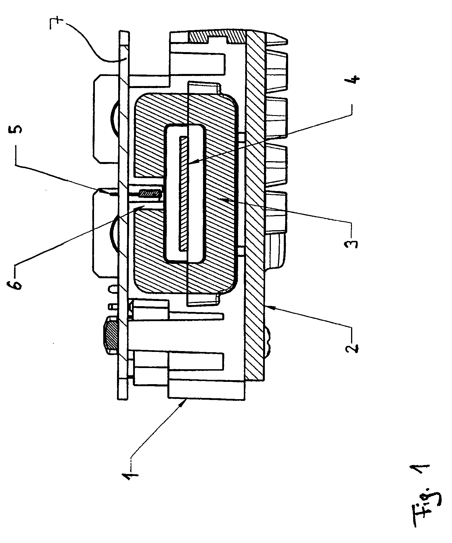 Current measuring device by means of magnetically sensitive sensor for a power electronics system