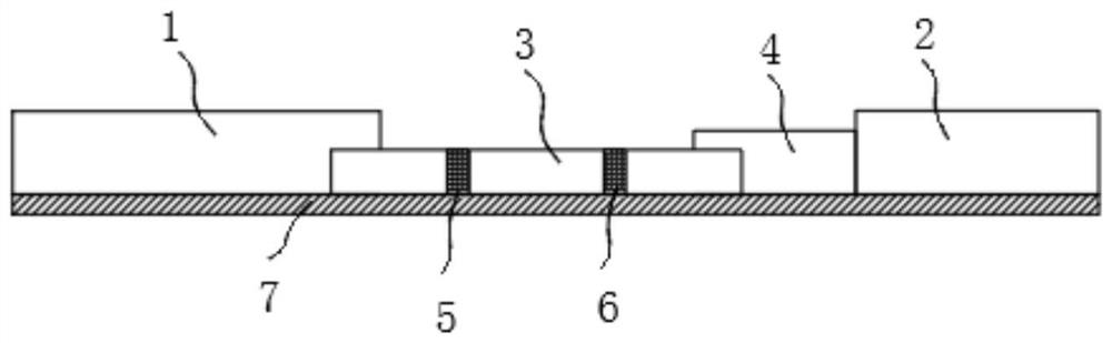Test strip for detecting hepatitis B surface antigen and preparation method thereof