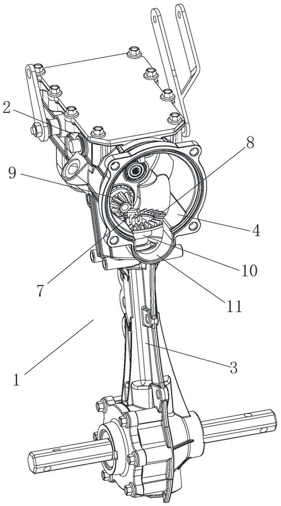 Compact gear box and mounting method of gears