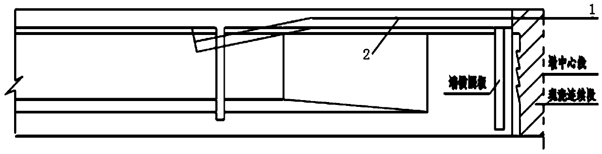 Construction method of simply supported variable continuous bridge with steel beam tension connector