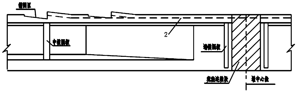 Construction method of simply supported variable continuous bridge with steel beam tension connector