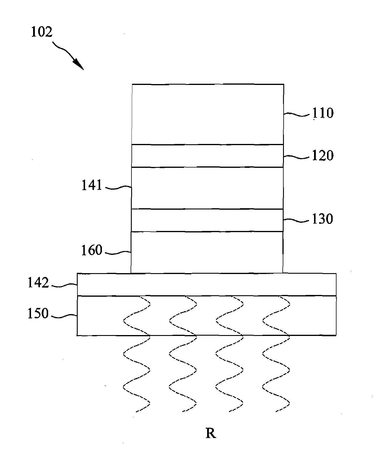 Radiation heat dissipation LED structure and the manufacturing method thereof