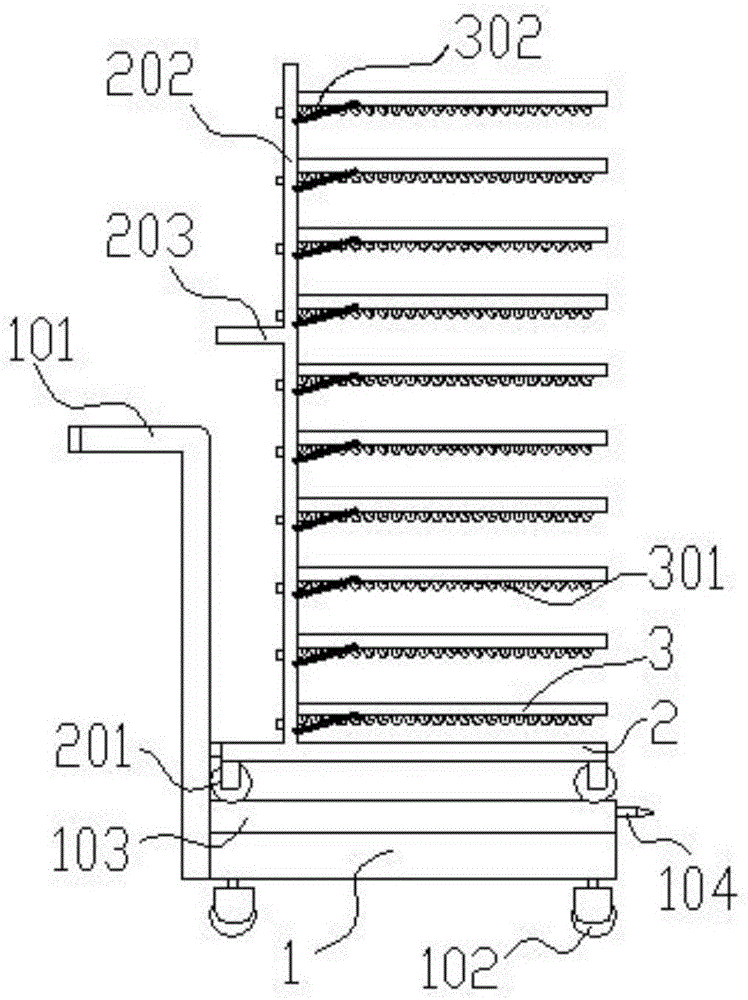 Dust-free drying oven multilayer rack for drying capacitive touch screen sensor glass