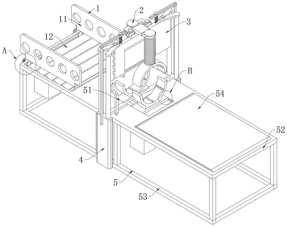 Automatic cable processing production line