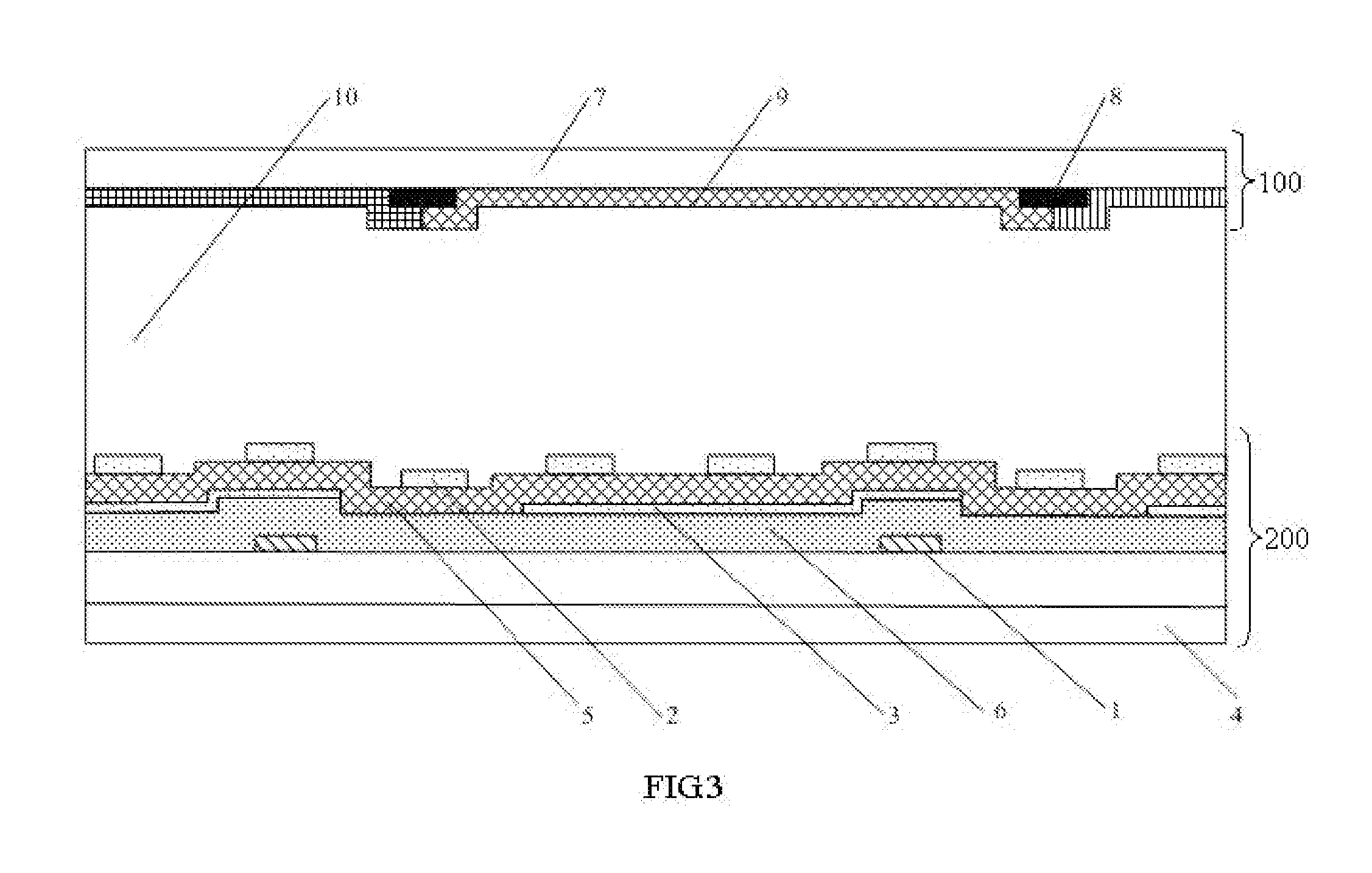 Array substrate and color filter substrate of display device and method for manufacturing the same