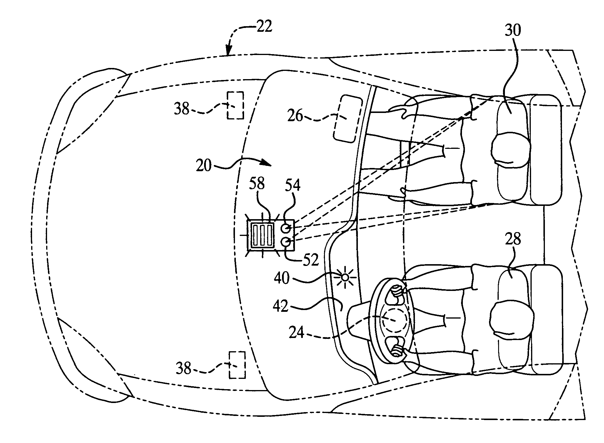 Vision-based occupant classification method and system for controlling airbag deployment in a vehicle restraint system