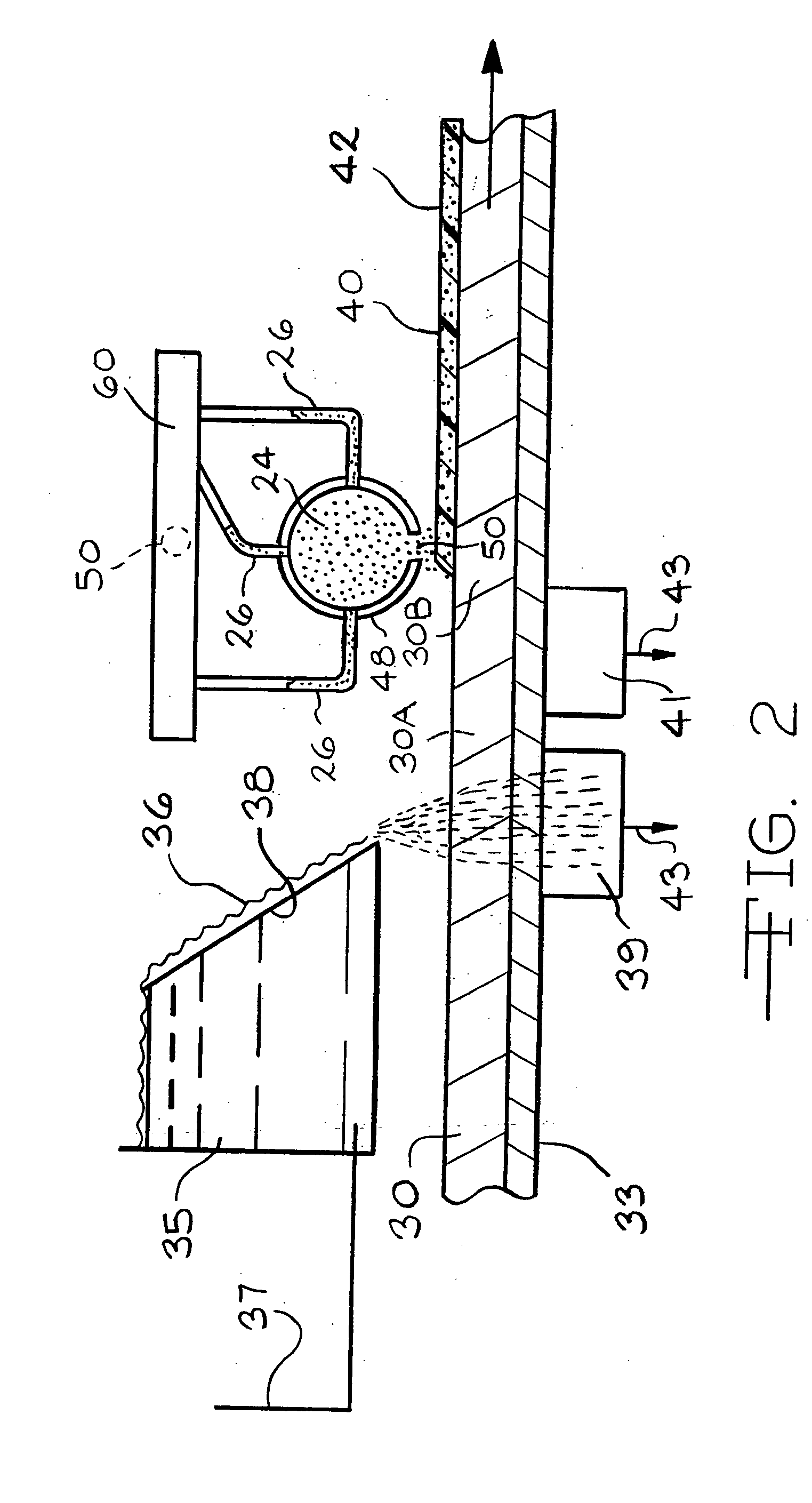 Method of making coated mat online and coated mat products