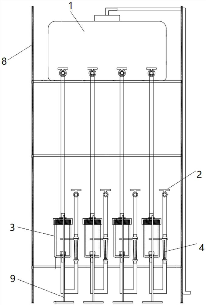 Comprehensive test method for rock dry-wet cycle dissolution