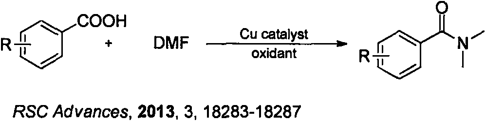 Method for synthesizing phosphorus-oxychloride-promoted amide compound