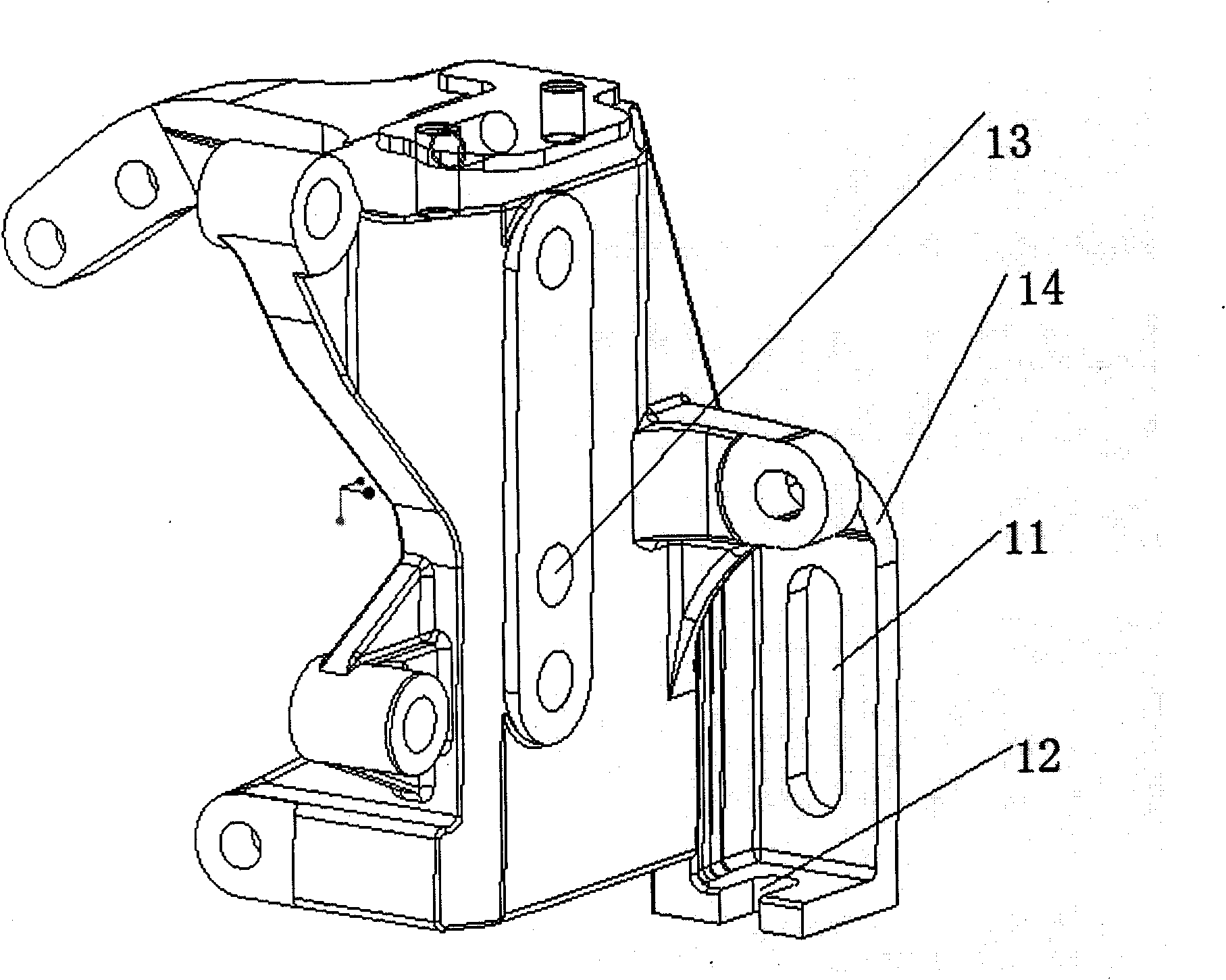 Accessory belt tensioning device of engine accessory wheel system