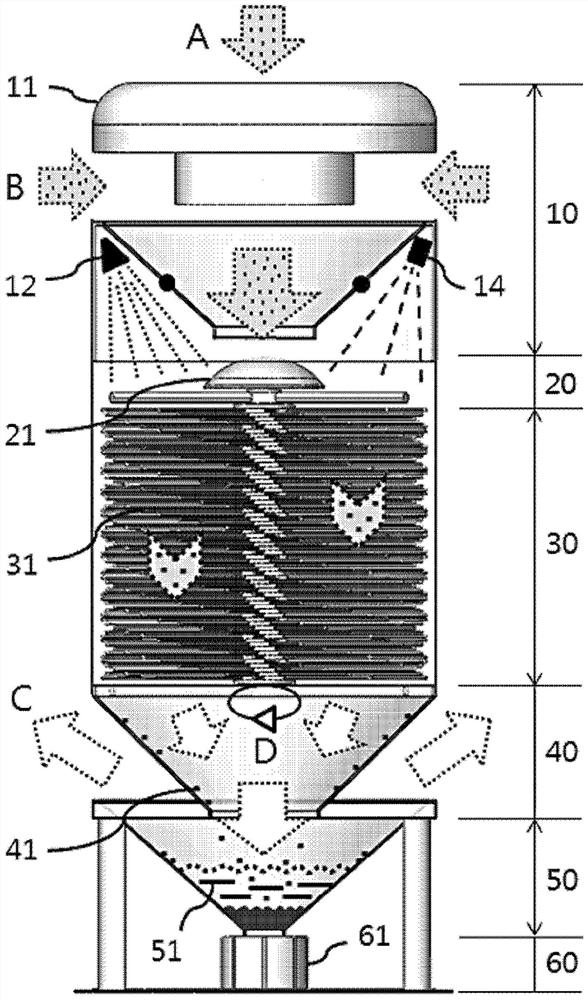 Tower-type air purification apparatus and air purification method thereof