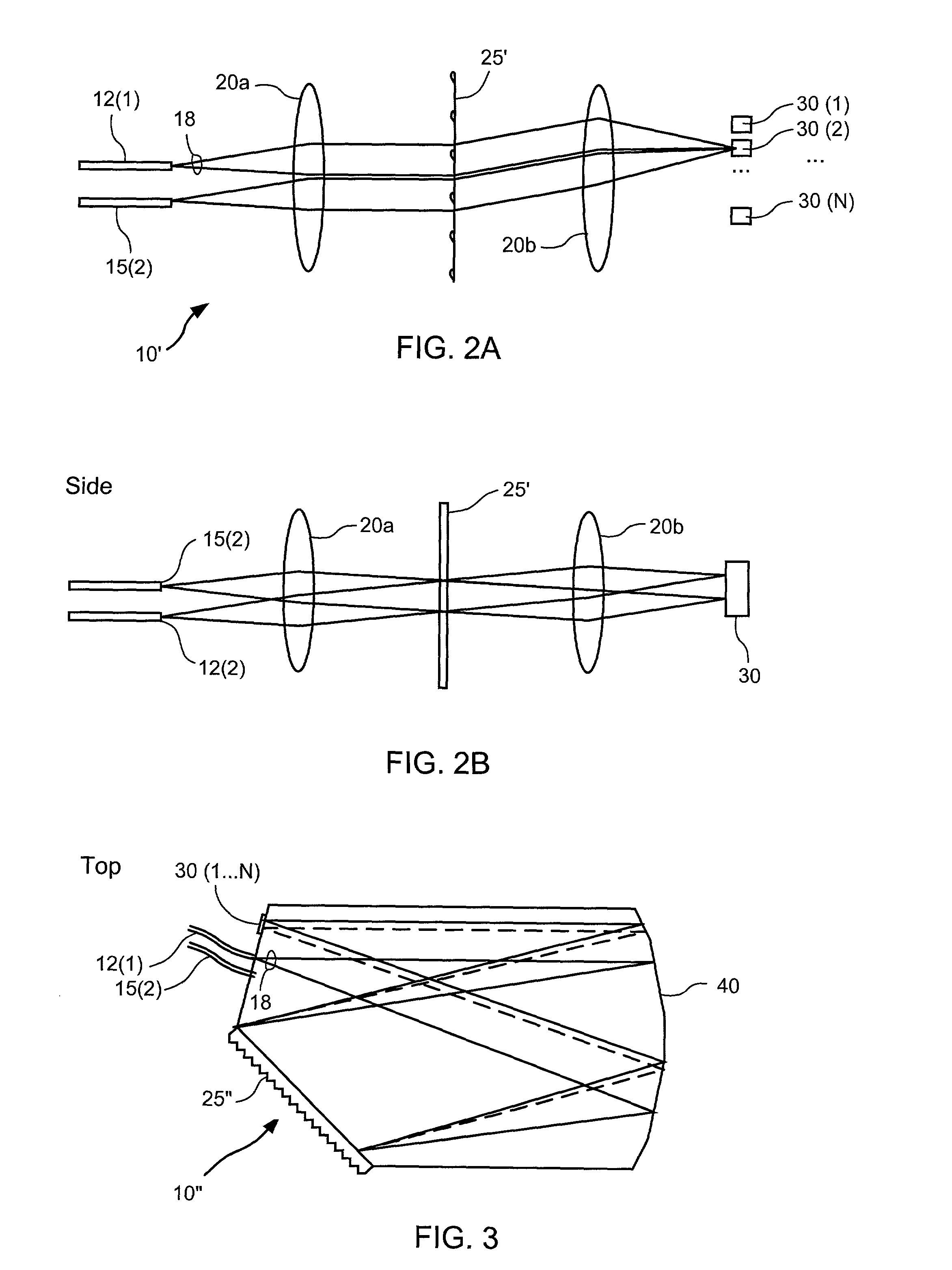 Two-by-two optical routing element using two-position MEMS mirrors