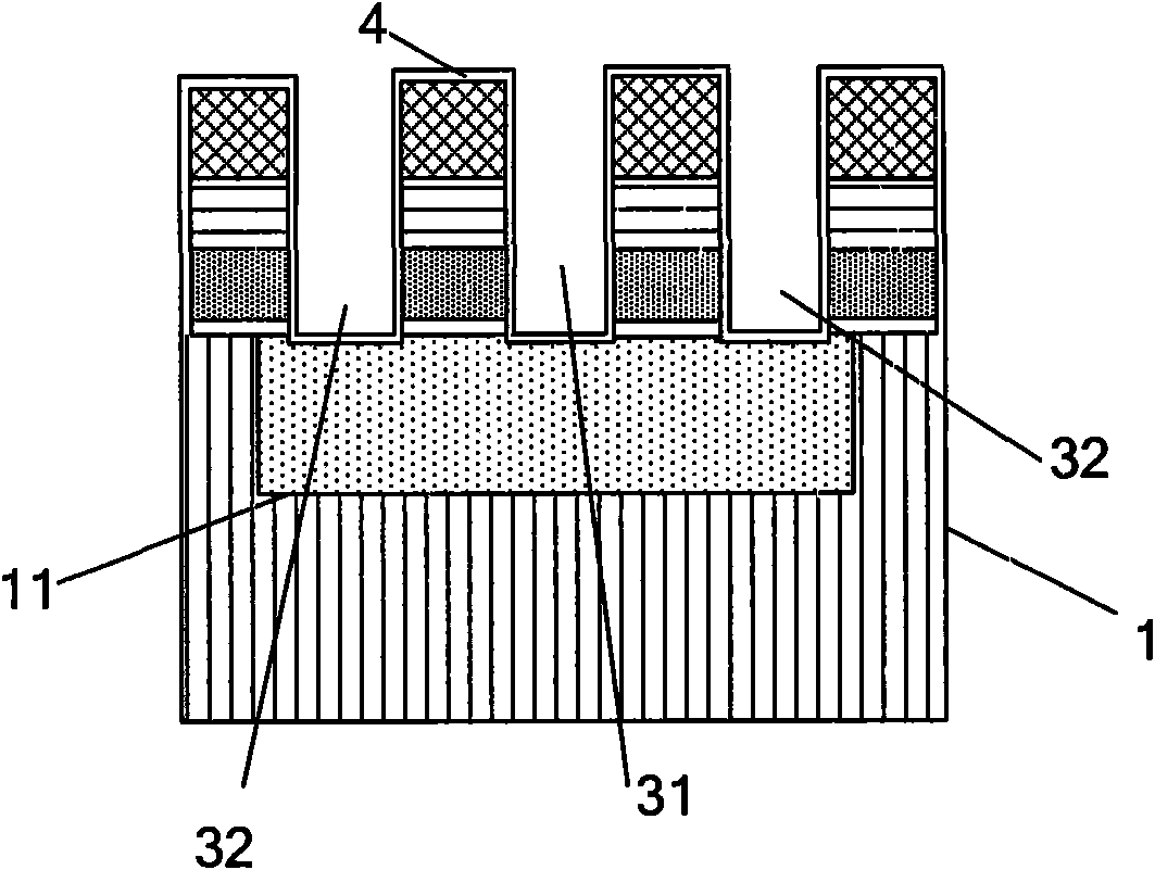 Ion doping method for memory cell in DRAM