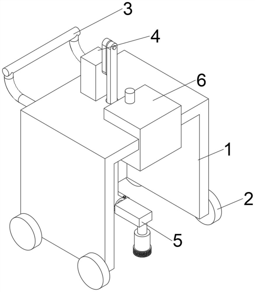 Dotting device for a roads and a bridge based on municipal building construction