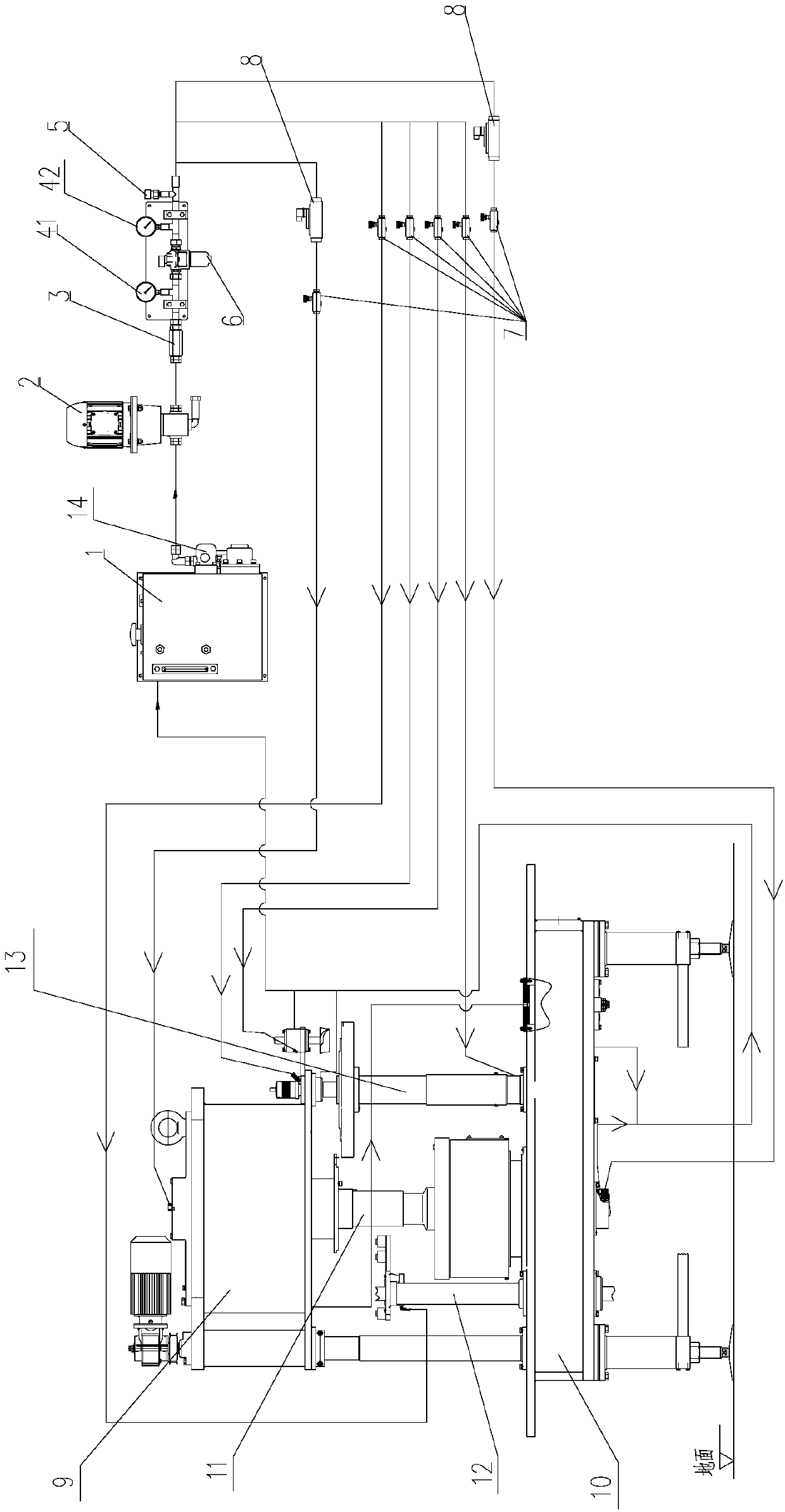 Fully-automatic thin oil lubrication system