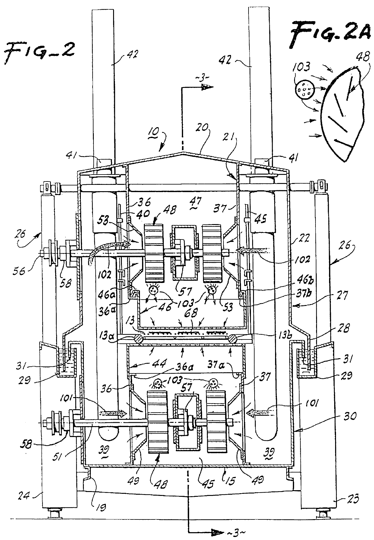 Method of cooking food products in an air impingement oven