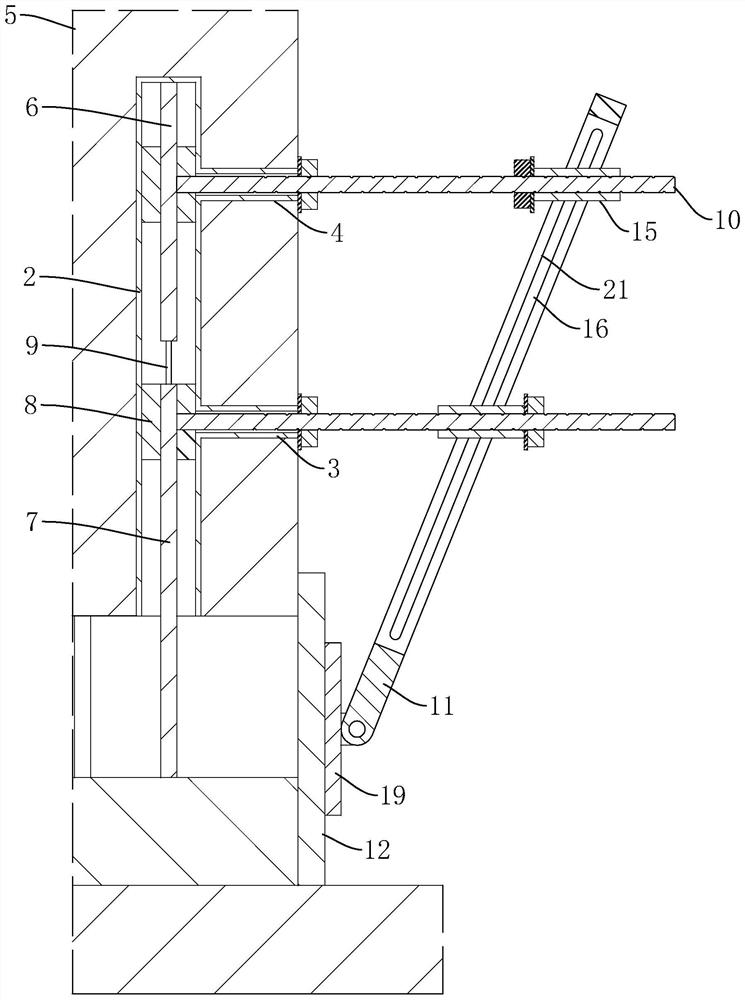 Bottom steel bar connecting structure of prefabricated frame beam