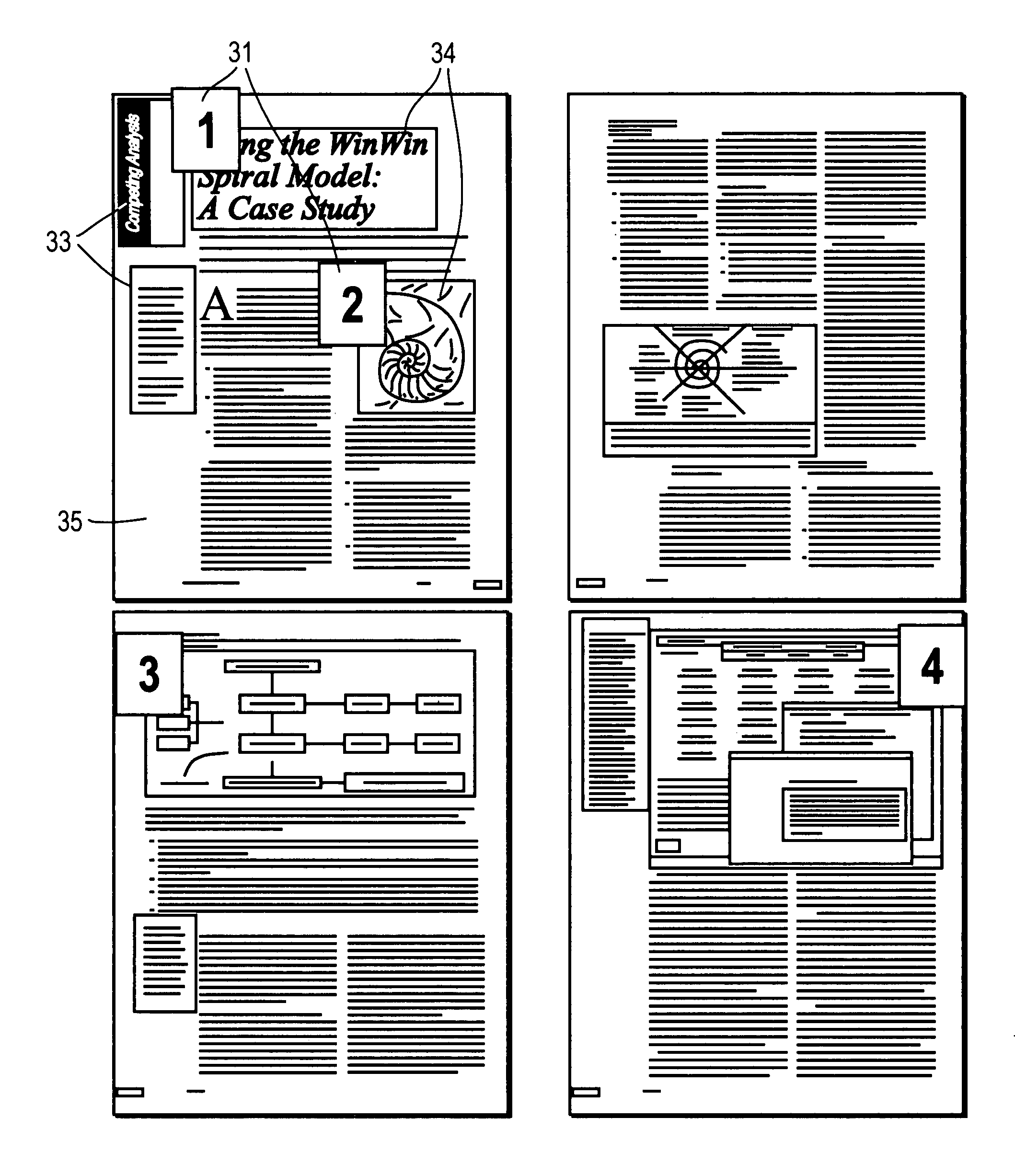 Methods for authoring and interacting with multimedia representations of documents