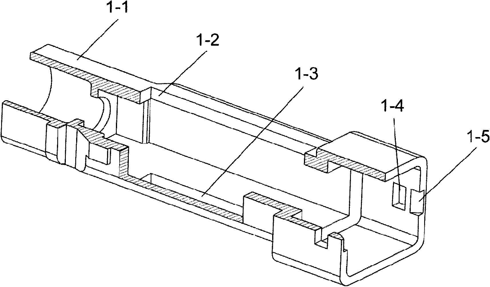 Box-building type optical fiber splicing unit capable of being repeatedly opened and used