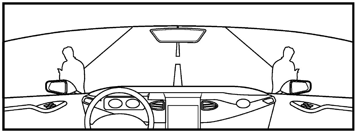 Hidden vehicle pillar structure, vehicle body structure and vehicle