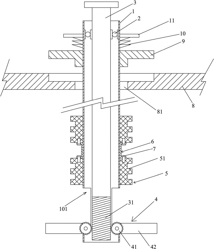 Slope anchoring device for building municipal engineering