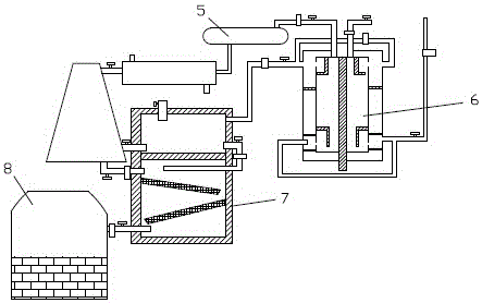 Posttreatment system for use in production of sesame oil