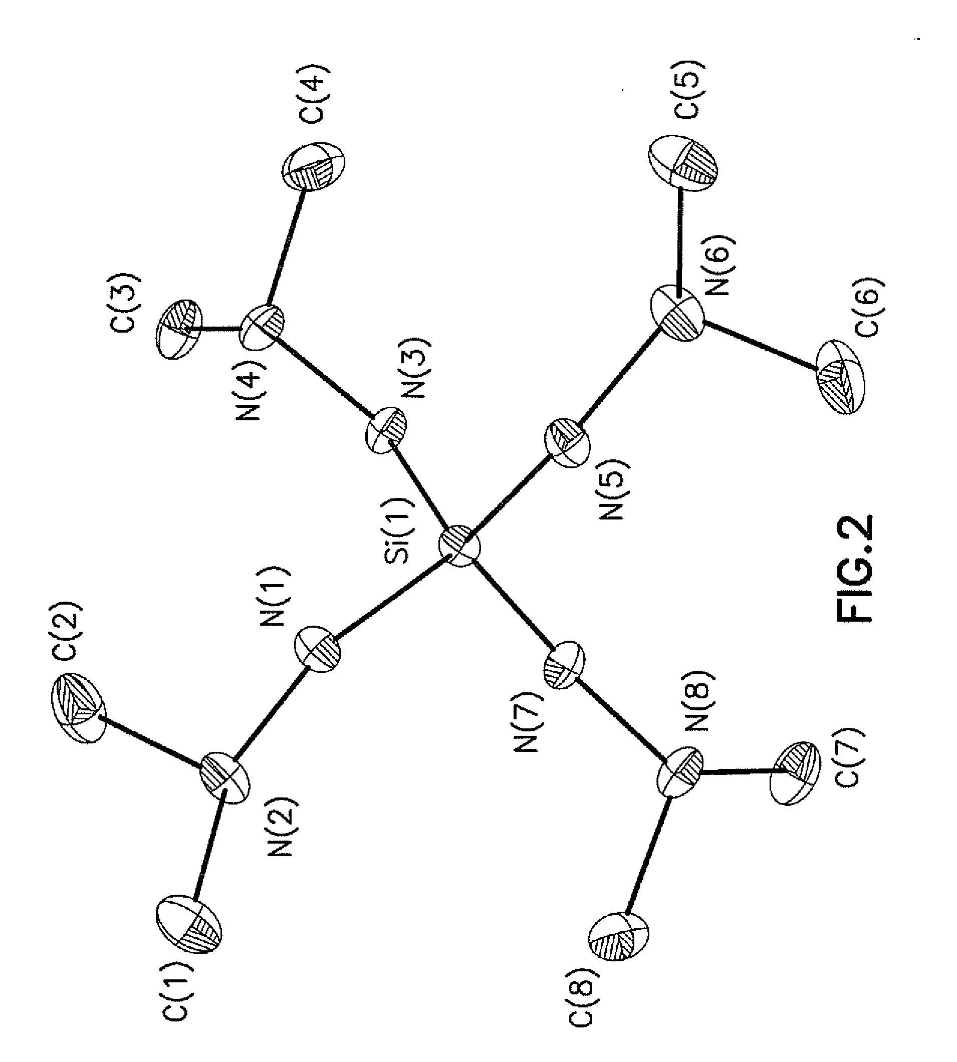 Monosilane or disilane derivatives and method for low temperature deposition of silicon-containing films using the same