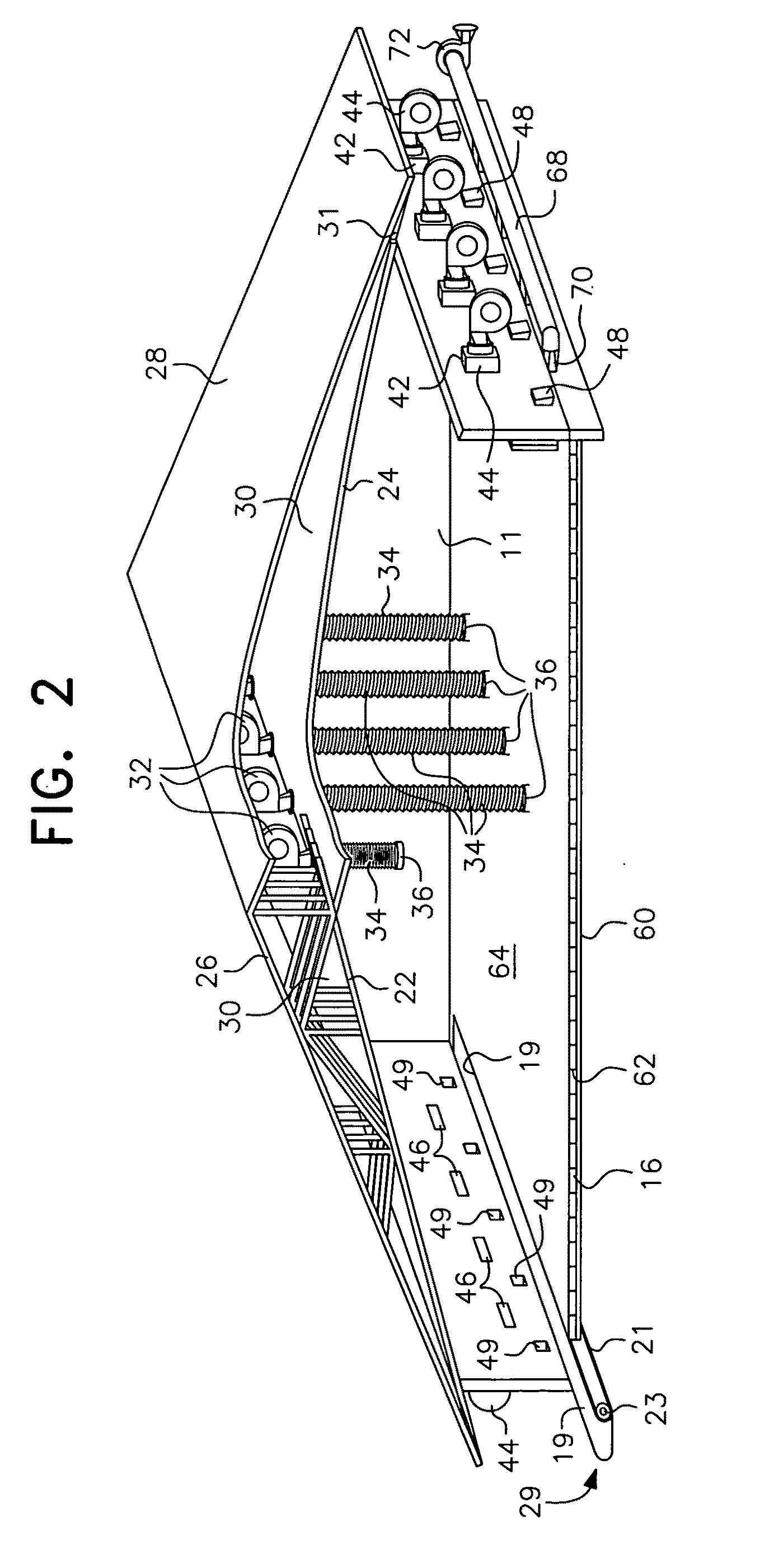 Method and apparatus for reduction of ammonia, carbon dioxide and pathogens in chicken houses
