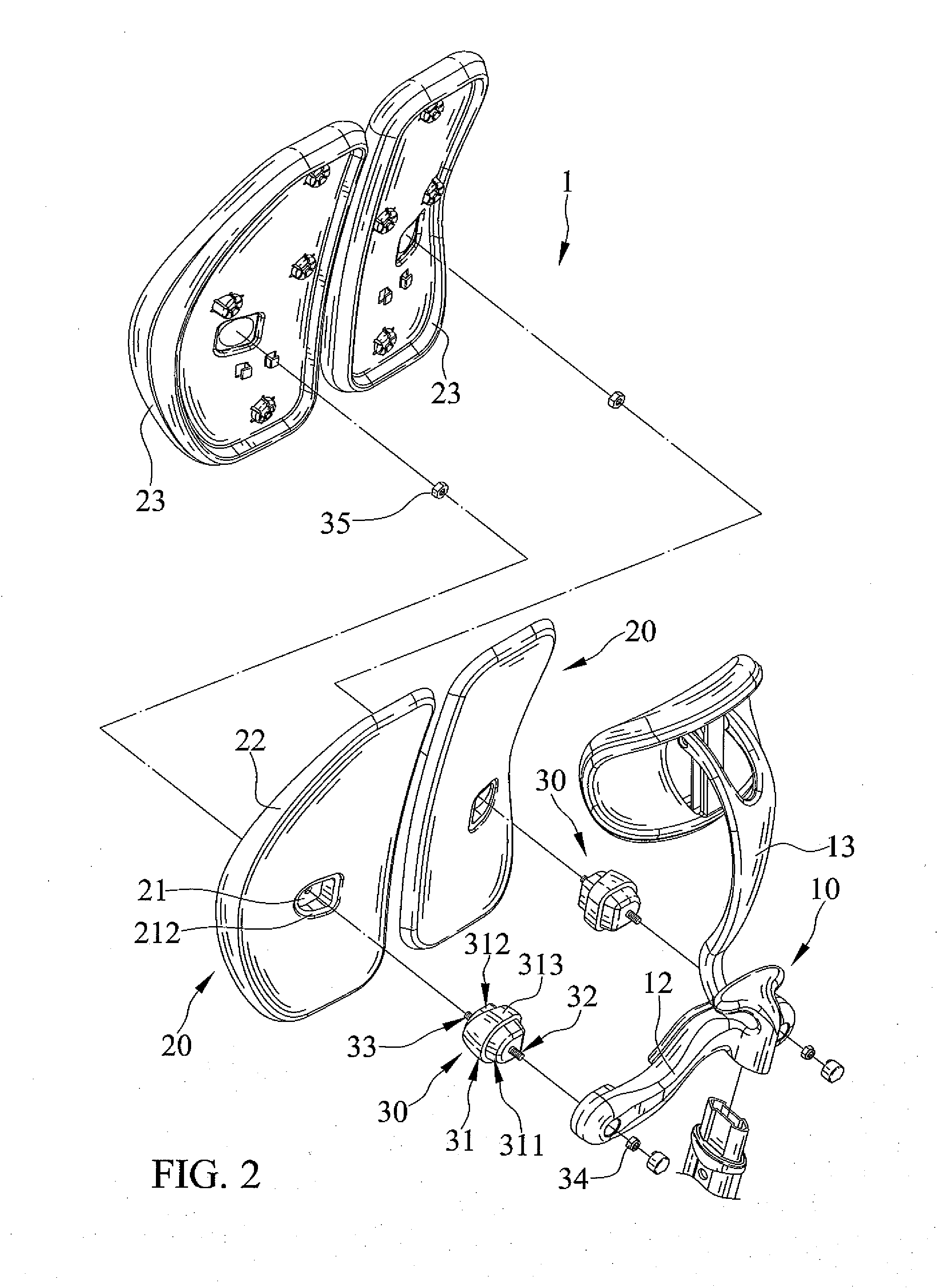 Back Support Cushion Device for Chair