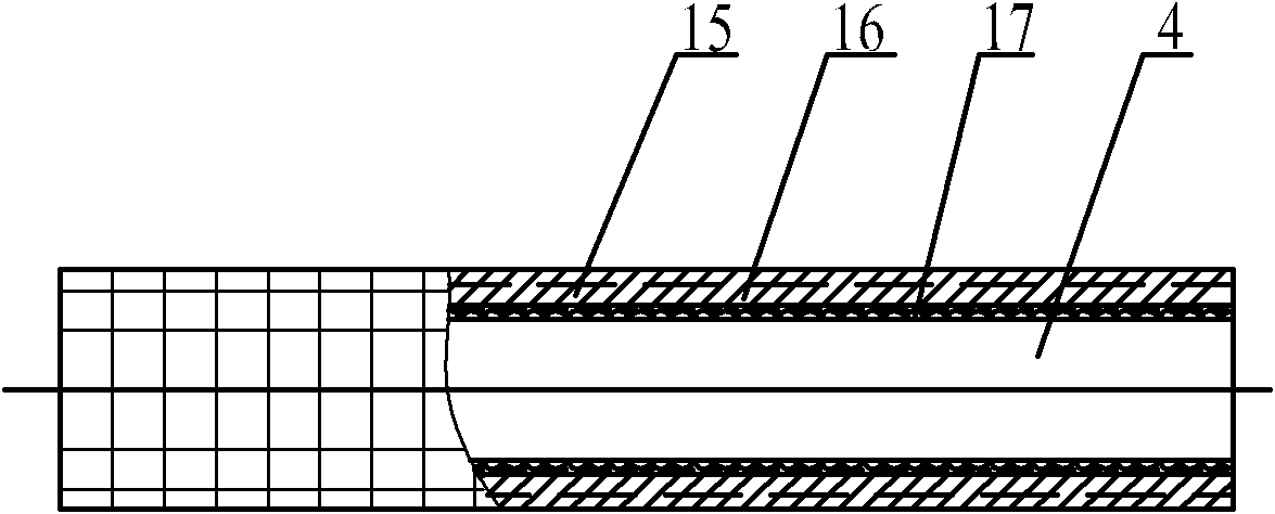 Fixed tube-sheet heat exchanger with grooved parent tube surfaces