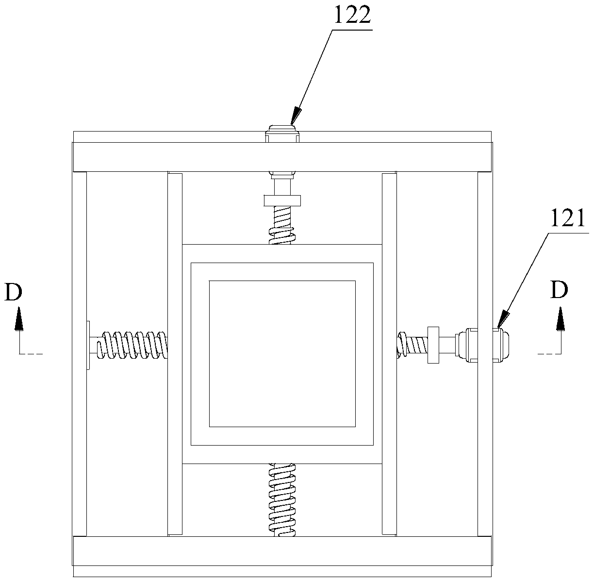 Thermal-assisted flexible shaping device for human implants made of high molecular material polyether ether ketone