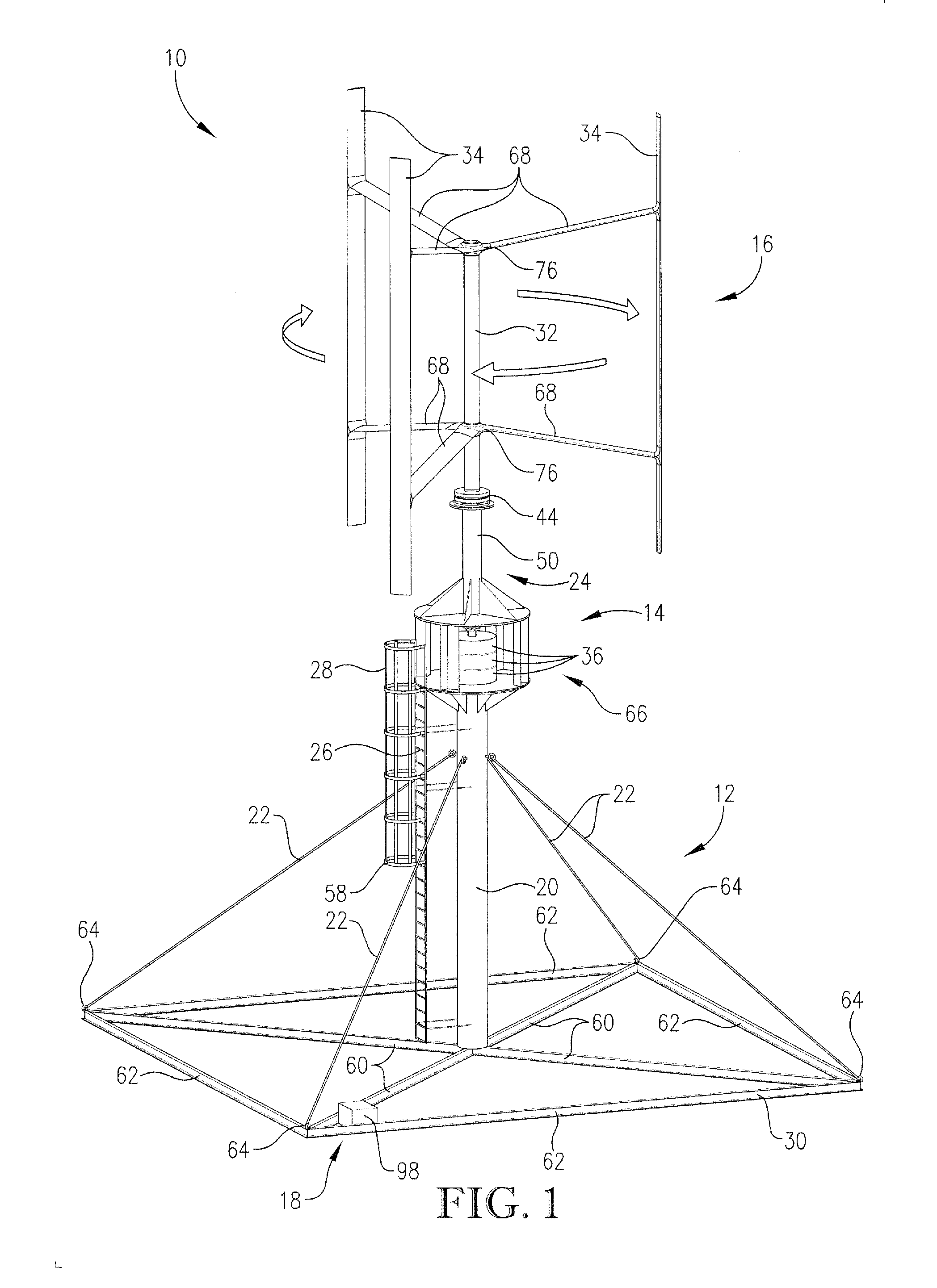 Vertical axis wind turbine
