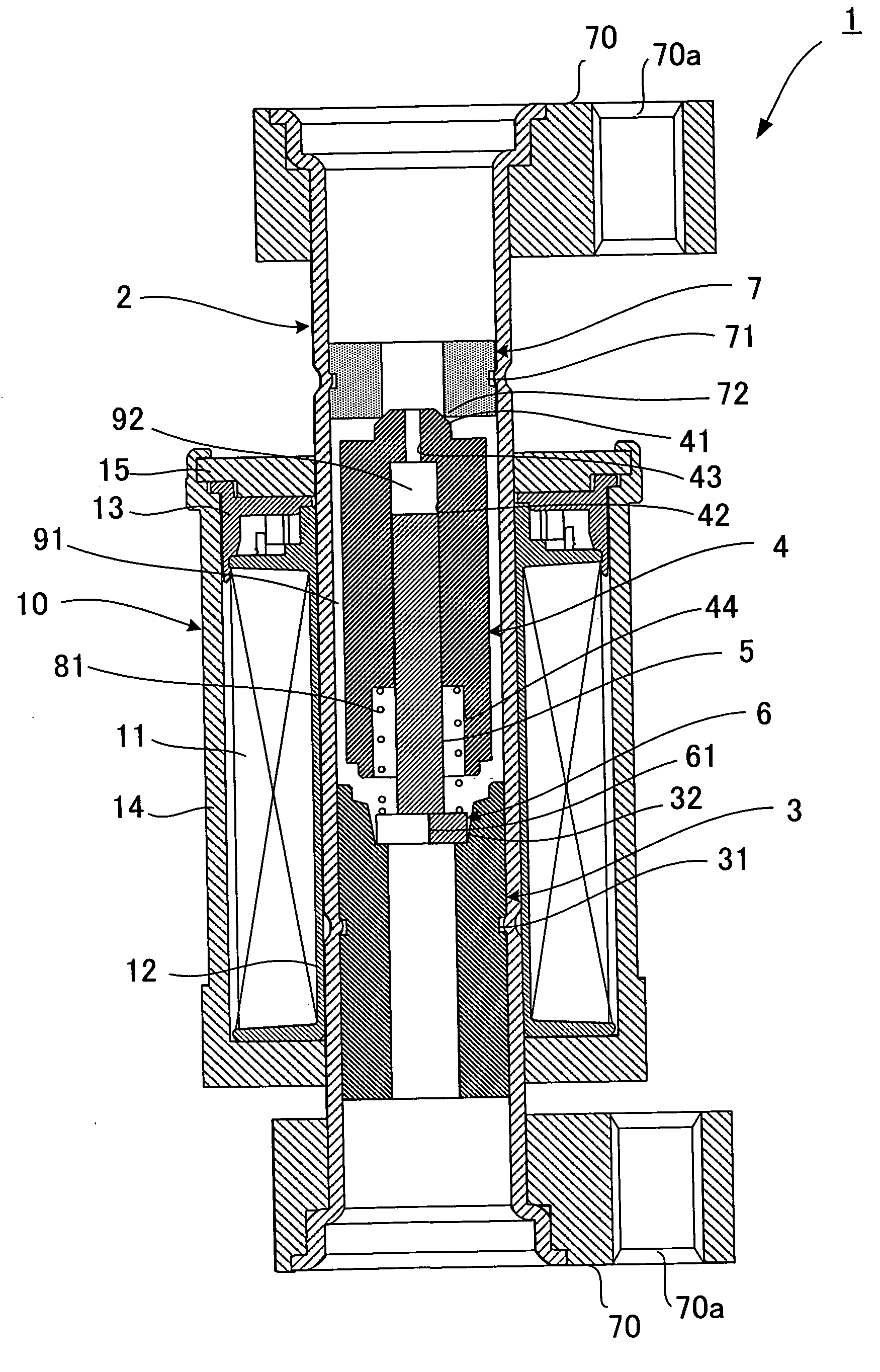 Constant differential pressure valve