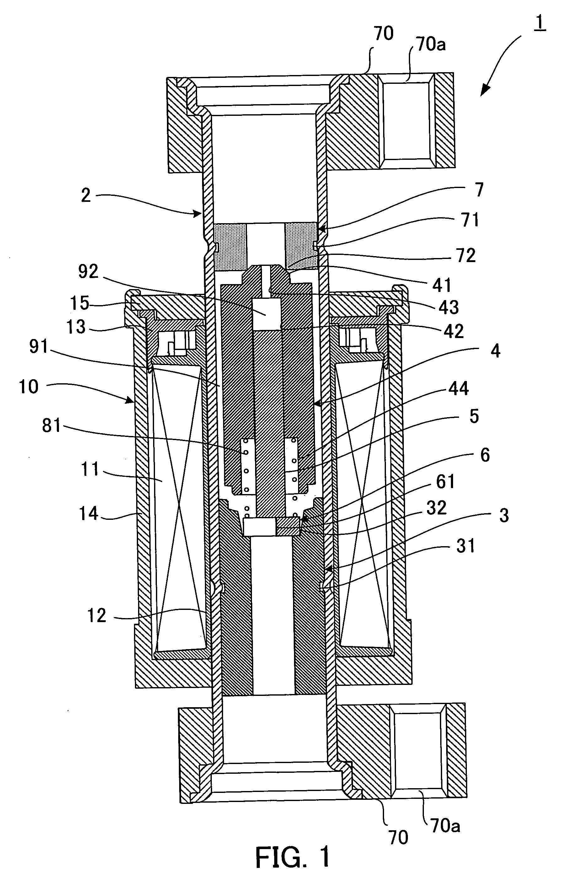 Constant differential pressure valve