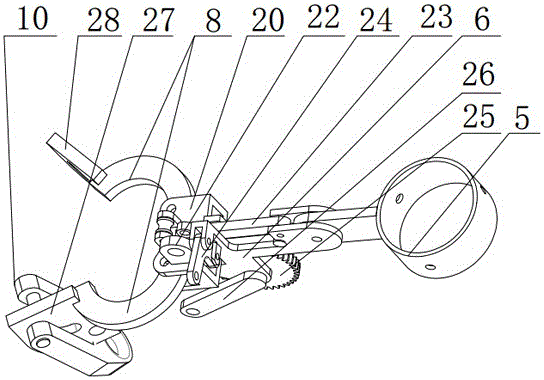 Controllable high equipment disassembling device and method