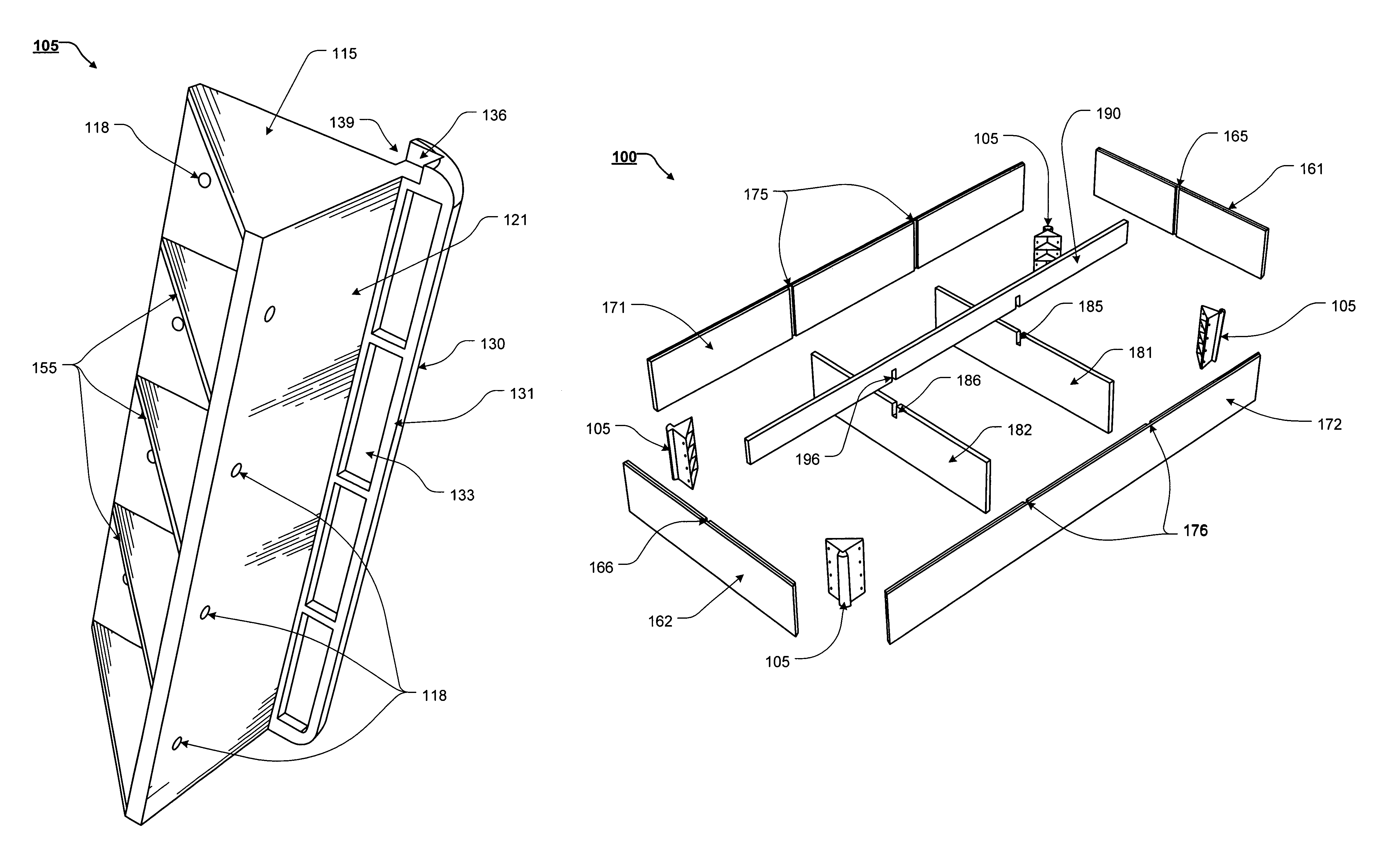 Mattress foundation corner connector and assembly
