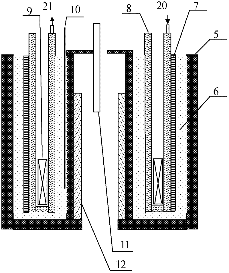 Method and device for improving metal solidification defects and refining solidification textures