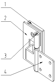 Switch cabinet hinge