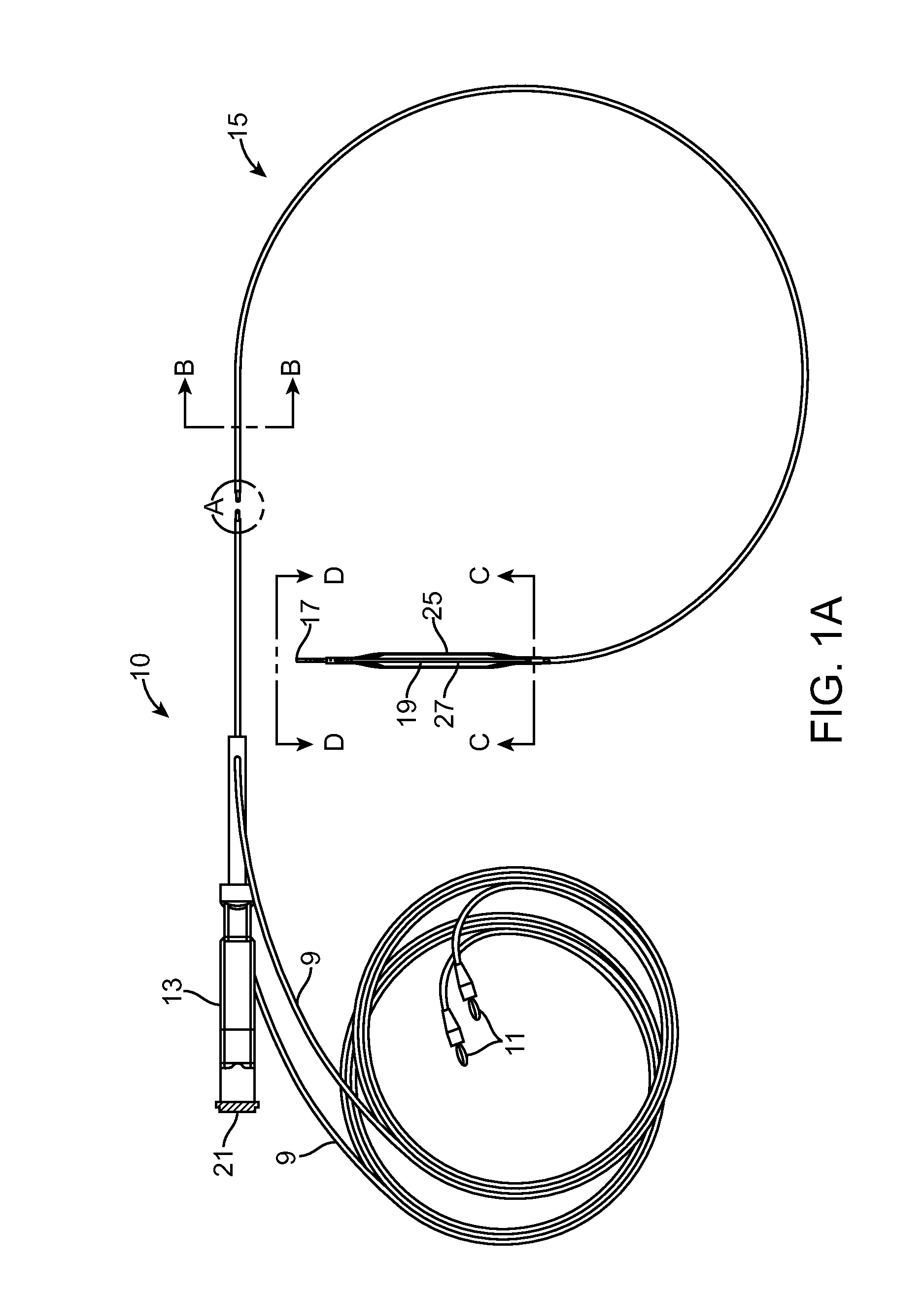 Balloon catheter method for reducing restenosis via irreversible electroporation