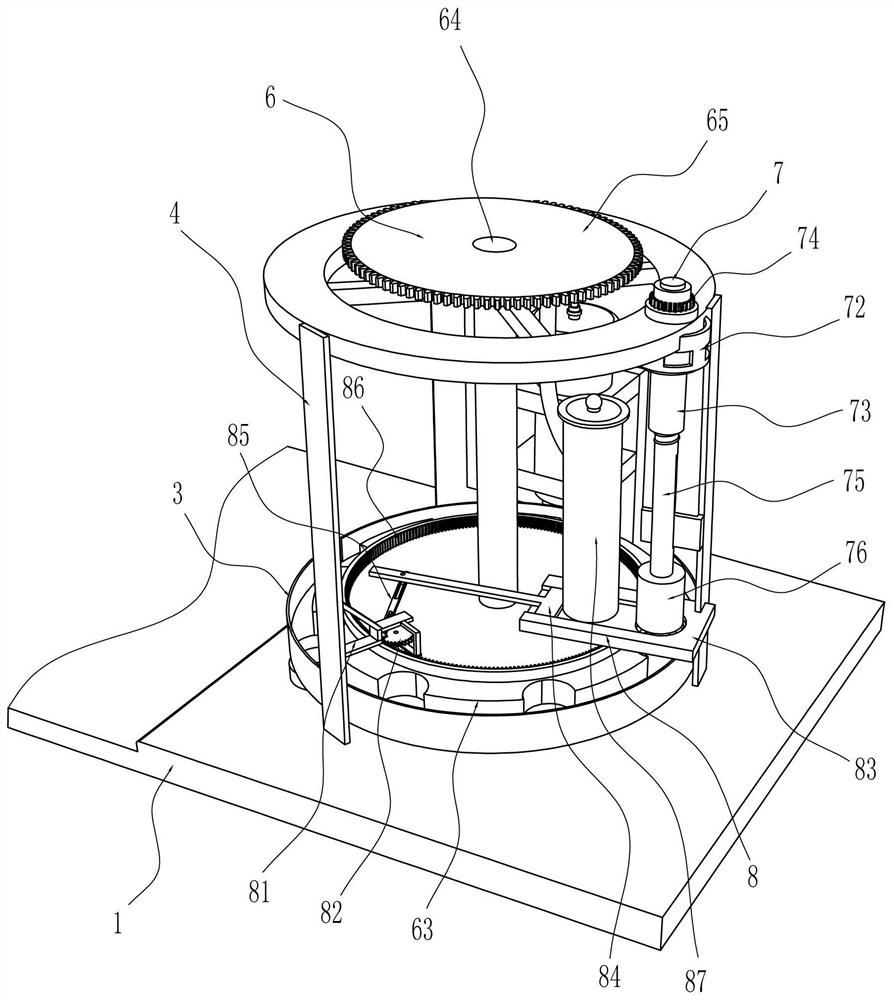 A kind of automatic gasketing equipment for sealing gaskets of pharmaceutical bottle caps