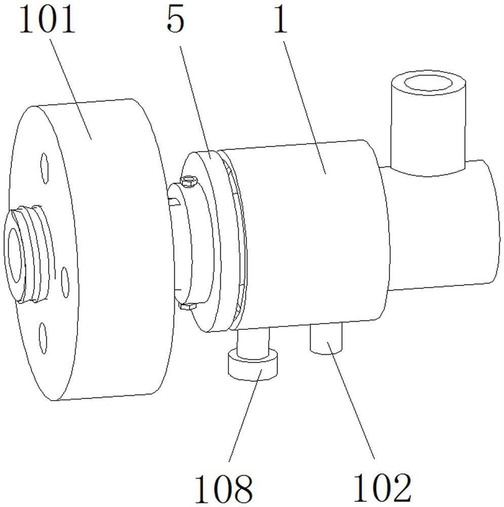 Novel rotary joint of continuous ball mill