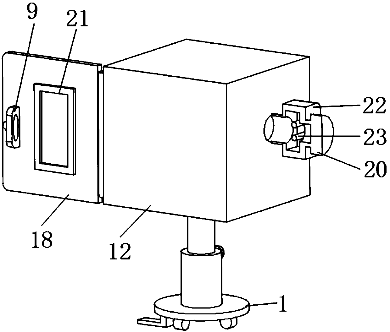 Practical image department polished section storage device