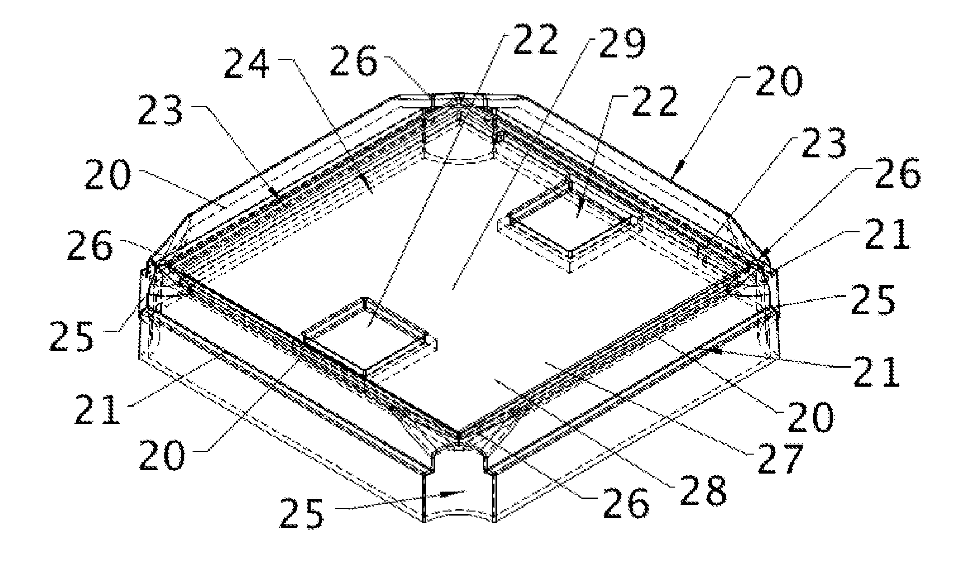 Self-cleaning solar panel design