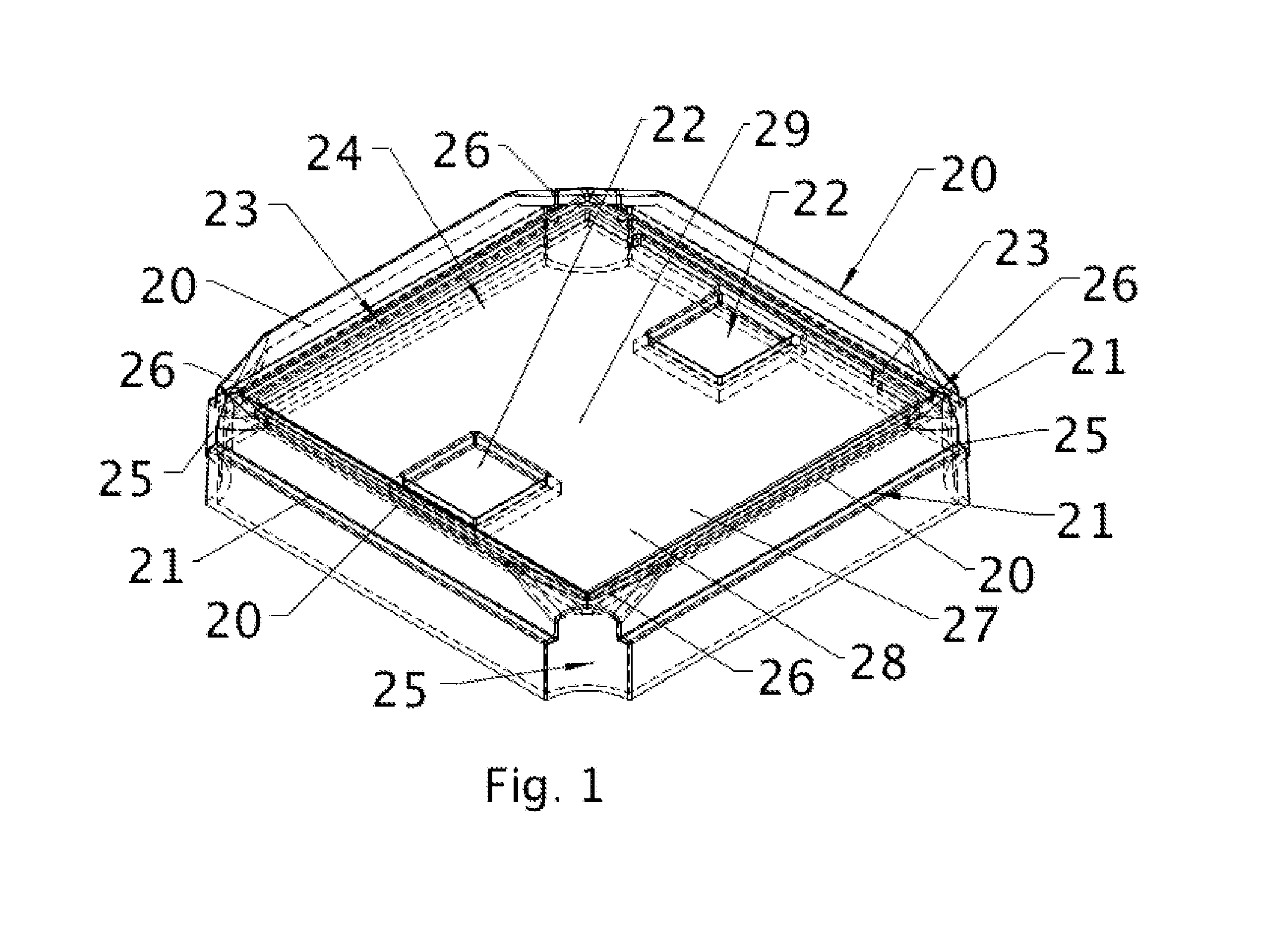 Self-cleaning solar panel design