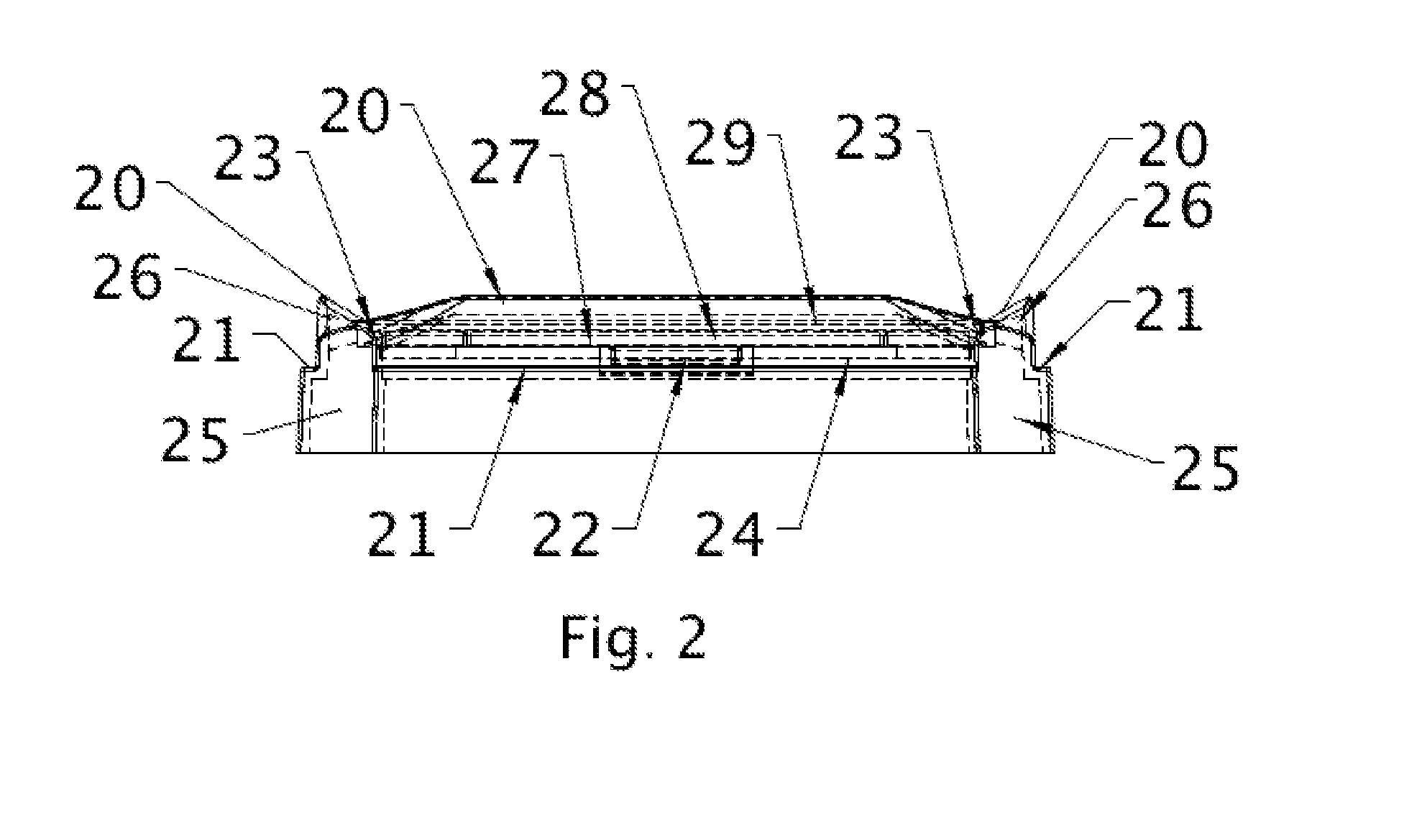 Self-cleaning solar panel design