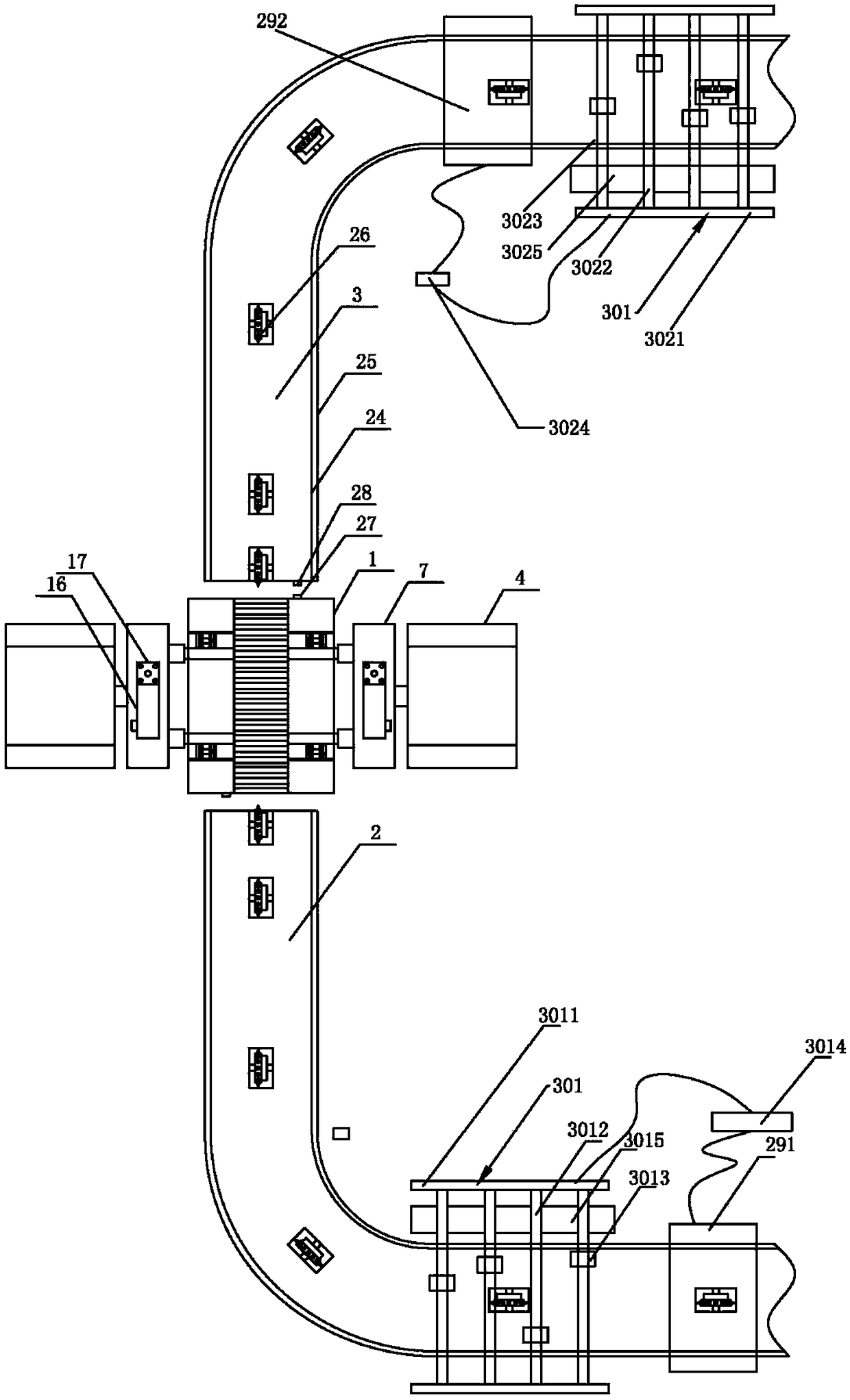 Quality control conveying line