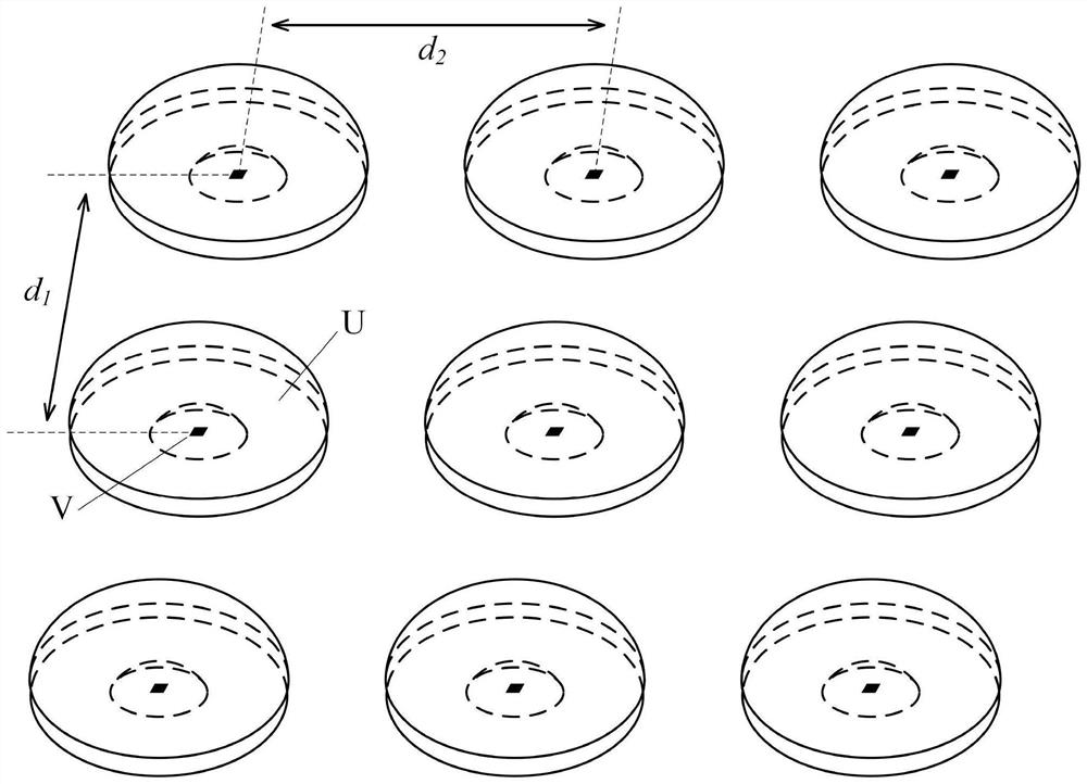 Large-area uniform illumination system based on aspheric lens surface shape numerical reconstruction