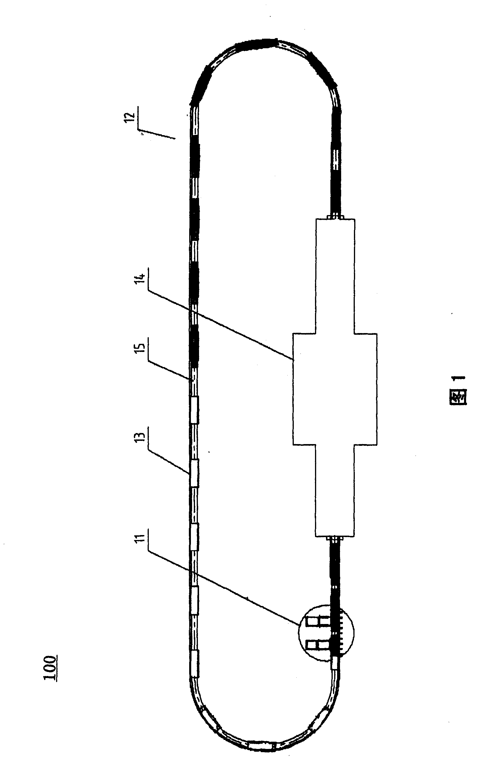 Unloading system and radiation processing system having same