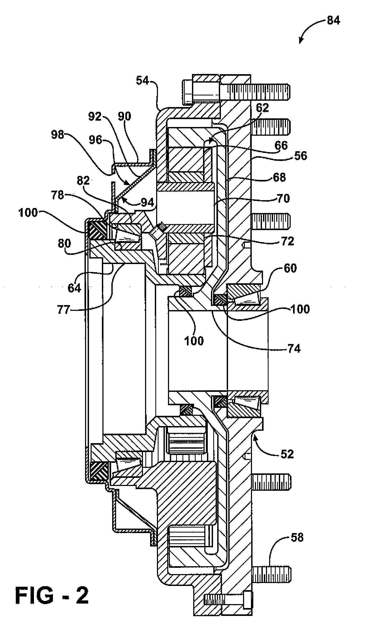 Wheel assembly with integral electric motor