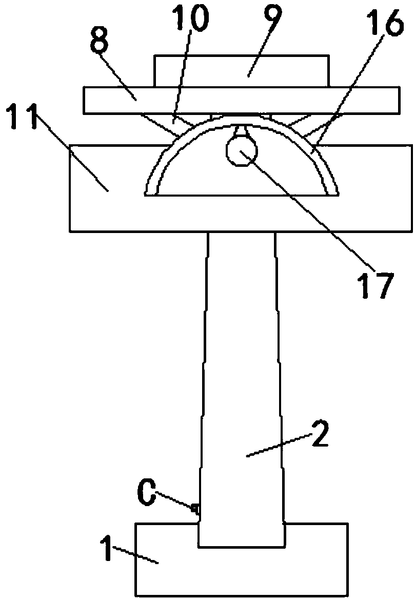 Solar street lamp capable of moving transversely and adjusting method of solar street lamp